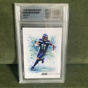 Custom Jaxon Smith-Njigba Graffiti PCG 10!! Seahawks